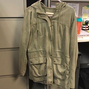 max Jeans olive green utility jacket